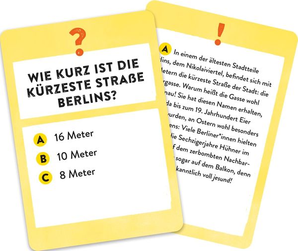 Produktbild: Wer h&auml;tte das gedacht?! Das Unn&uuml;tzes Wissen-Quiz Berlin