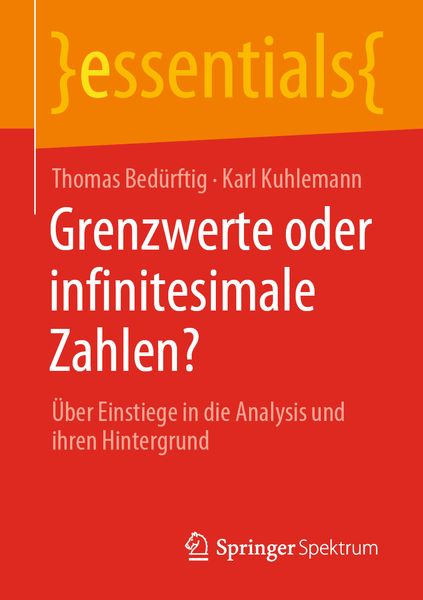 Produktbild: Grenzwerte oder infinitesimale Zahlen?