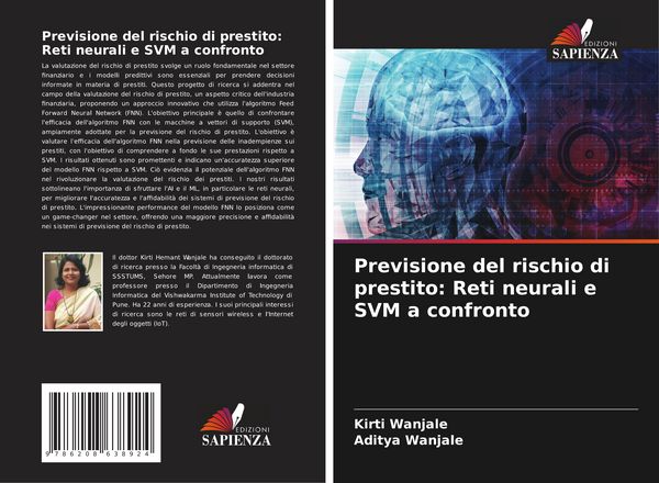 Produktbild: Previsione del rischio di prestito: Reti neurali e SVM a confronto