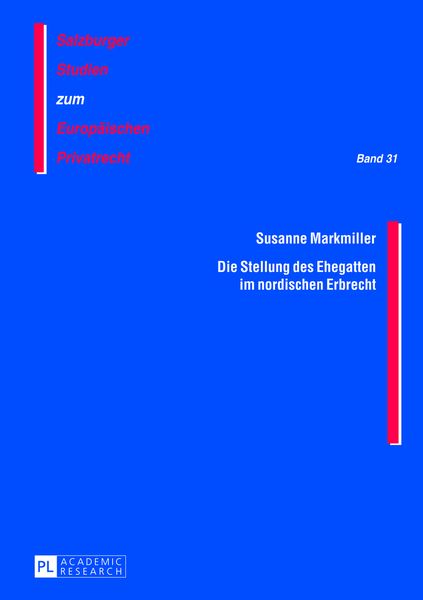 Produktbild: Die Stellung des Ehegatten im nordischen Erbrecht