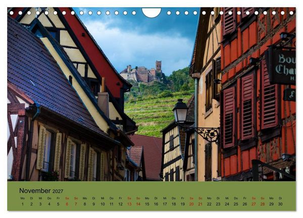 Produktbild: Die Weinsta&szlig;e im Elsass (Wandkalender 2027 DIN A4 quer), CALVENDO Monatskalender