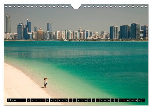 Produktbild: Emirat Abu Dhabi (Wandkalender 2026 DIN A4 quer), CALVENDO Monatskalender