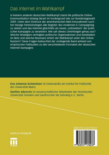 Produktbild: Das Internet im Wahlkampf