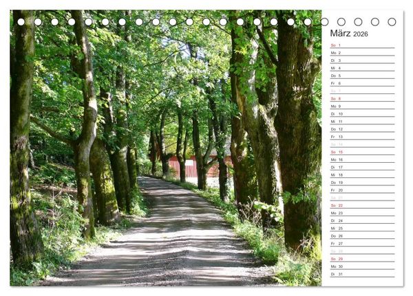 Produktbild: Unterwegs in Schweden (Tischkalender 2026 DIN A5 quer), CALVENDO Monatskalender
