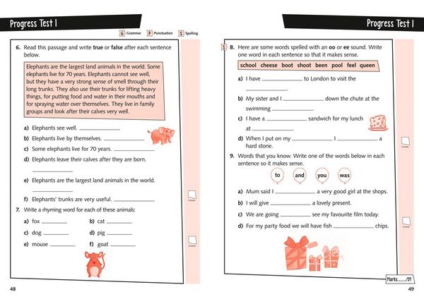Produktbild: Leckie: P1/P2 English Practice Workbook