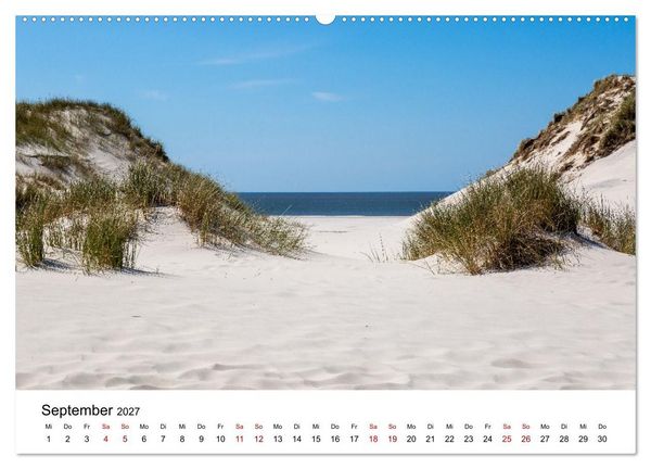 Produktbild: Amrum - Das Paradies in der Nordsee (hochwertiger Premium Wandkalender 2027 DIN A2 quer), Kunstdruck in Hochglanz