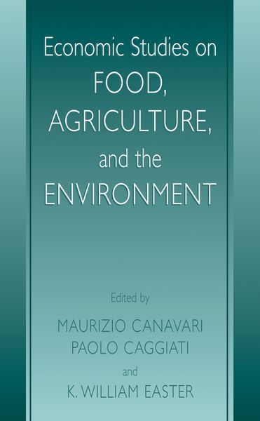 Produktbild: Economic Studies on Food, Agriculture, and the Environment