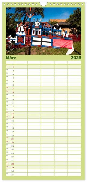 Produktbild: Familienplaner 2026 - Das Baltikum - Unterwegs in faszinierenden Kulturlandschaften mit 5 Spalten (Wandkalender, 21 x 45 cm) CALVENDO