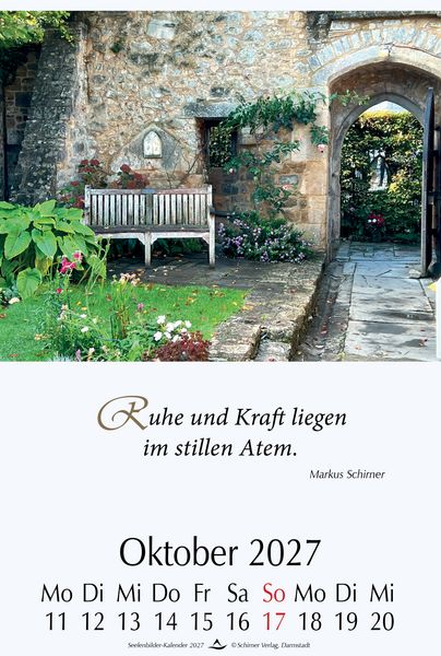 Produktbild: Seelenbilder-Kalender 2027
