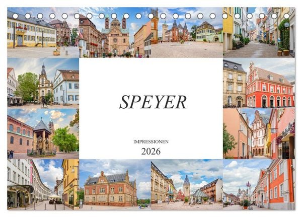 Produktbild: Speyer Impressionen (Tischkalender 2026 DIN A5 quer), CALVENDO Monatskalender