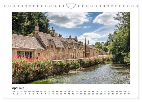 Produktbild: Cotswolds Gardens and Cottages (Wall Calendar 2027 DIN A4 landscape), CALVENDO 12 Month Wall Calendar