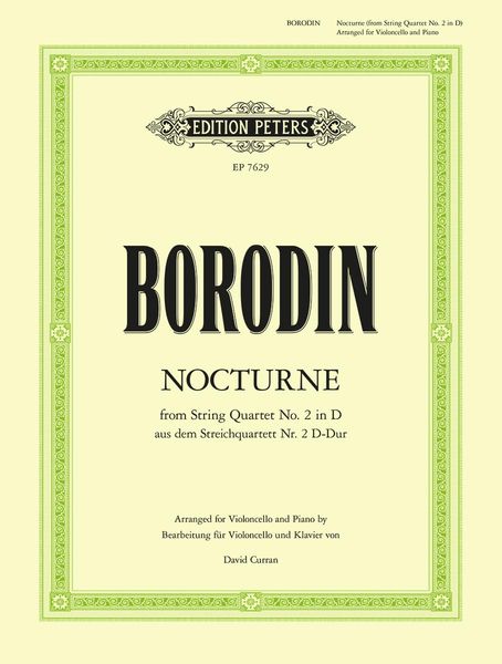 Produktbild: Borodin, A: Nocturne from String Quartet No. 2 in D (Arrange