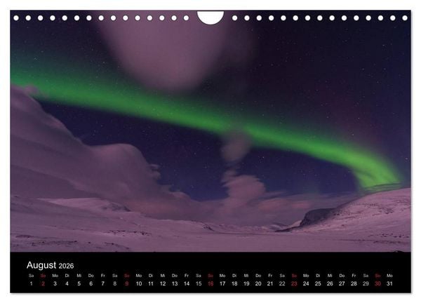 Produktbild: Nordlichter (Wandkalender 2026 DIN A4 quer), CALVENDO Monatskalender