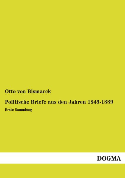 Produktbild: Politische Briefe aus den Jahren 1849-1889
