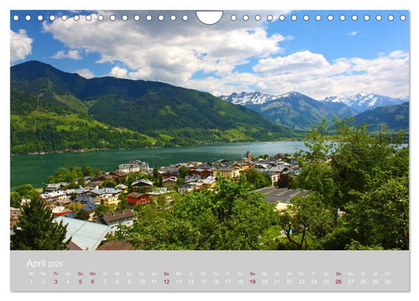 Produktbild: Gr&uuml;&szlig;e aus Zell am See (Wandkalender 2026 DIN A4 quer), CALVENDO Monatskalender