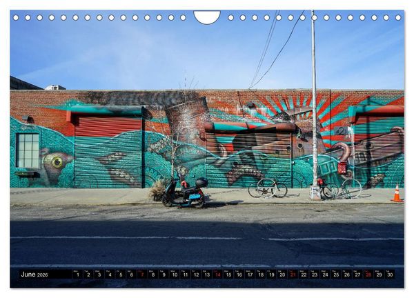 Produktbild: NYC Street Art (Wall Calendar 2026 DIN A4 landscape), CALVENDO 12 Month Wall Calendar