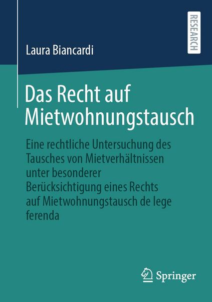 Produktbild: Das Recht auf Mietwohnungstausch
