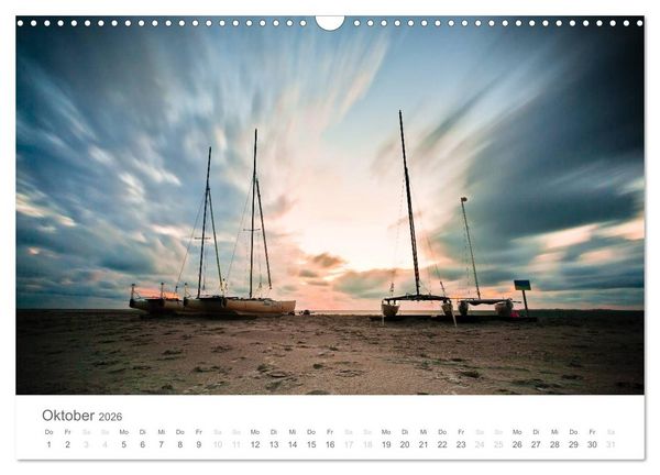 Produktbild: Amrum - Nordseeinsel im Wechsel der Gezeiten (Wandkalender 2026 DIN A3 quer), CALVENDO Monatskalender