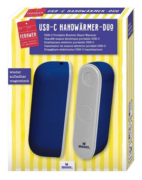 Produktbild: Fernweh USB-C Handw&auml;rmer Duo