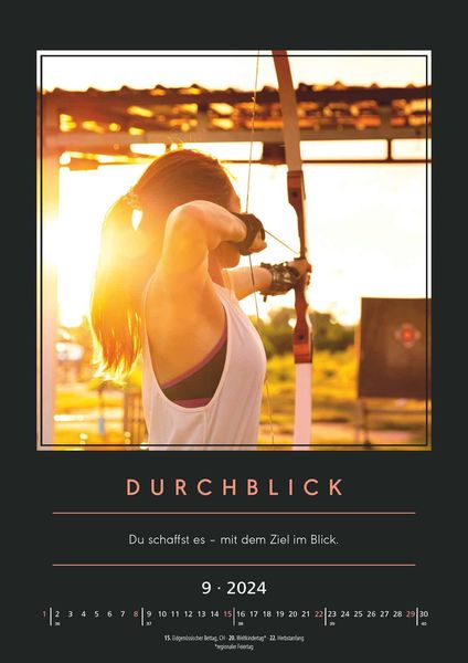 'Motivation 2024 - Bildkalender A3 (29,7x42 Cm) - Kalender Mit ...