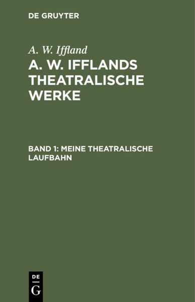 Produktbild: Meine theatralische Laufbahn