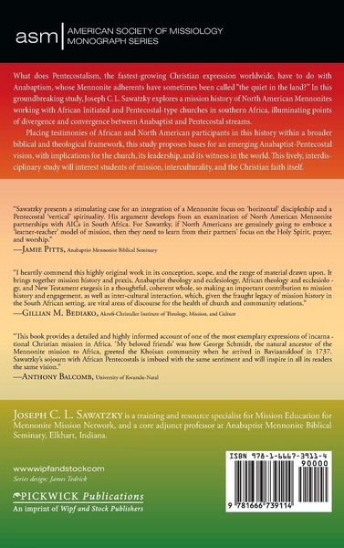 Produktbild: Toward an Anabaptist-Pentecostal Vision