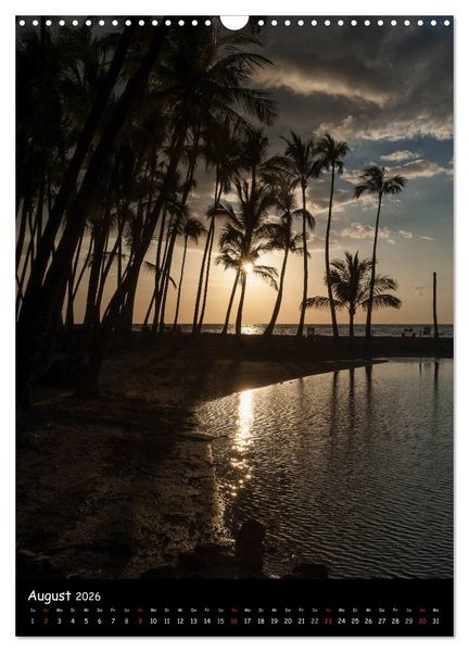 Produktbild: Hawaiian Sunsets (Wandkalender 2026 DIN A3 hoch), CALVENDO Monatskalender
