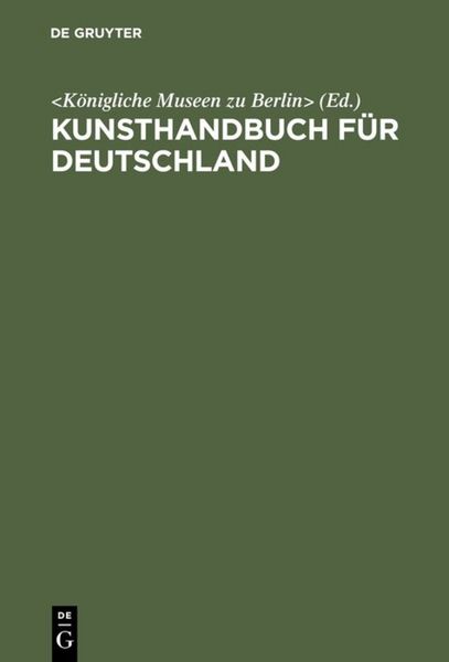 Produktbild: Kunsthandbuch f&uuml;r Deutschland