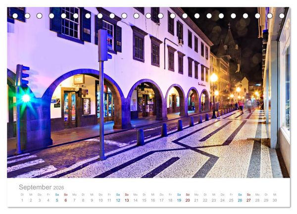 Produktbild: Funchal - Madeiras stolze Hauptstadt (Tischkalender 2026 DIN A5 quer), CALVENDO Monatskalender