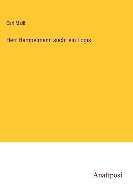 Produktbild: Herr Hampelmann sucht ein Logis