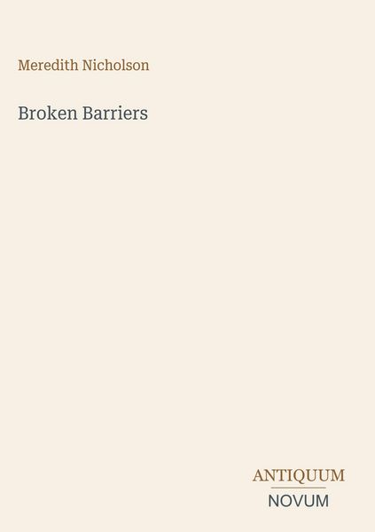 Produktbild: Broken Barriers
