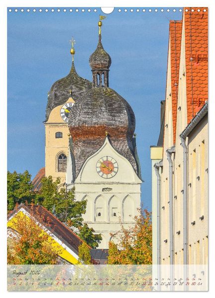 Produktbild: Gr&uuml;&szlig;e aus der Herzogstadt Erding (Wandkalender 2026 DIN A3 hoch), CALVENDO Monatskalender