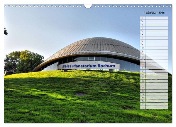 Produktbild: Bochum / Geburtstagskalender (Wandkalender 2026 DIN A3 quer), CALVENDO Monatskalender
