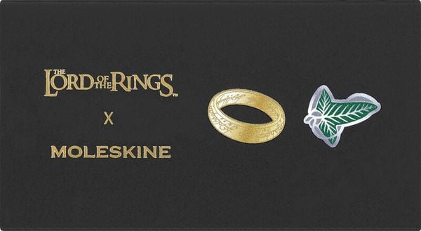 Produktbild: Moleskine Der Herr der Ringe Pins (2er-Set) Blatt und Ring