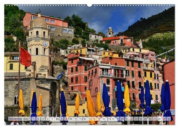Produktbild: SCHMUCKST&Uuml;CKE der CINQUE TERRE (Wandkalender 2026 DIN A2 quer), CALVENDO Monatskalender