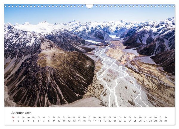 Produktbild: Naturschauspiel Neuseeland (Wandkalender 2026 DIN A3 quer), CALVENDO Monatskalender