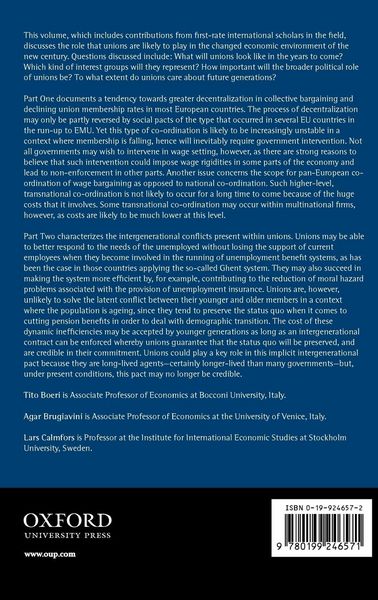 Produktbild: The Role of Unions in the Twenty-First Century