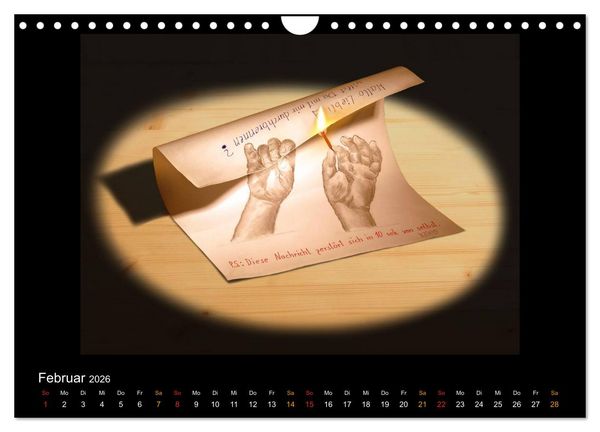 Produktbild: optische T&auml;uschungen 2026 (Wandkalender 2026 DIN A4 quer), CALVENDO Monatskalender