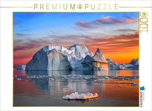 Produktbild: CALVENDO Puzzle Ein Motiv aus dem Kalender Gr&ouml;nland - Zauberwelt aus Eis | 1000 Teile Lege-Gr&ouml;&szlig;e 64x48cm Foto-Puzzle f&uuml;r gl&uuml;ckliche Stunden