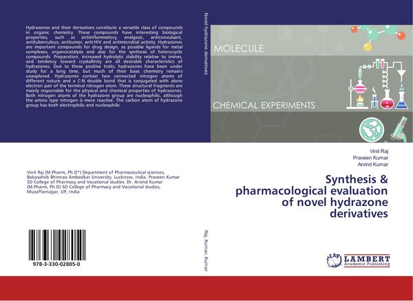 Produktbild: Synthesis & pharmacological evaluation of novel hydrazone derivatives