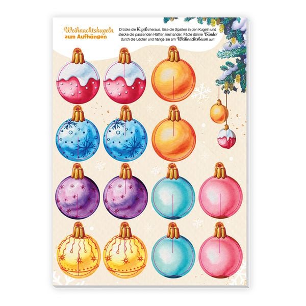 Produktbild: TR&Ouml;TSCH - Bastelblock Weihnachts-Bastelspa&szlig; | Ab 4 Jahren