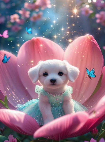 Produktbild: CALVENDO Puzzle D&auml;umelinchen-Hundewelpe | 2000 Teile Lege-Gr&ouml;&szlig;e 90x67cm Foto-Puzzle f&uuml;r gl&uuml;ckliche Stunden