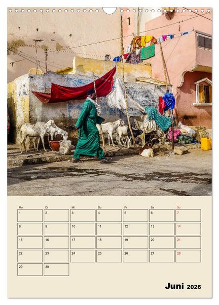 Produktbild: Lebendiges Westafrika - Mauretanien, Senegal, Guinea, Bissau (Wandkalender 2026 DIN A3 hoch), CALVENDO Monatskalender