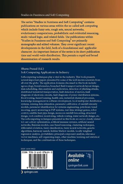 Produktbild: Soft Computing Applications in Industry