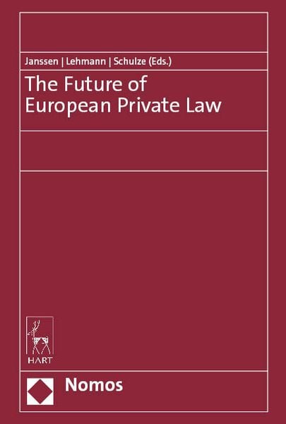 Produktbild: The Future of European Private Law