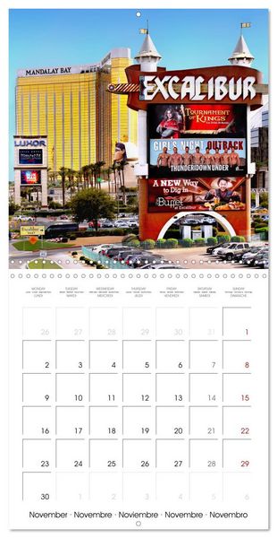Produktbild: Las Vegas, Iconic City of Dreams (Wall Calendar 2026 12 &times; 12 Inch) CALVENDO 12 Month Wall Calendar
