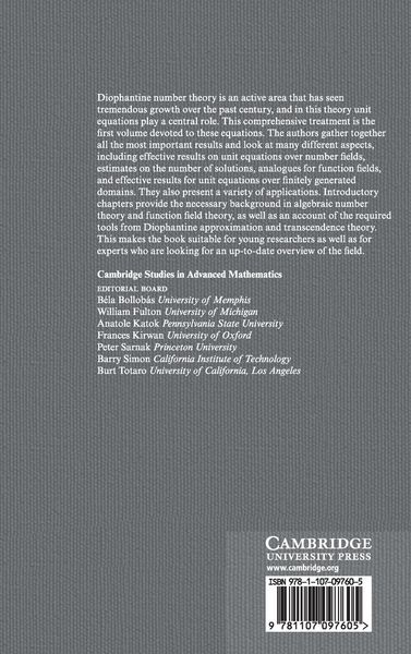 Produktbild: Unit Equations in Diophantine Number Theory