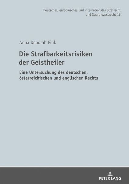Produktbild: Die Strafbarkeitsrisiken der Geistheiler