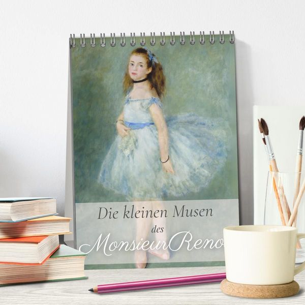 Produktbild: Die kleinen Musen des Monsieur Renoir (Tischkalender 2027 DIN A5 hoch), CALVENDO Monatskalender