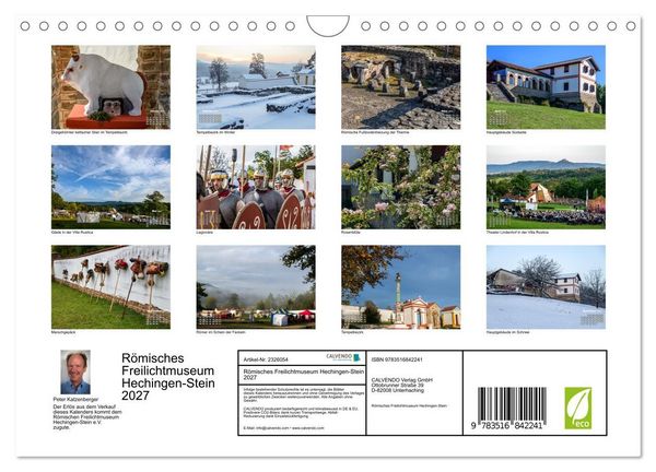 Produktbild: R&ouml;misches Freilichtmuseum Hechingen-Stein 2027 (Wandkalender 2027 DIN A4 quer), CALVENDO Monatskalender